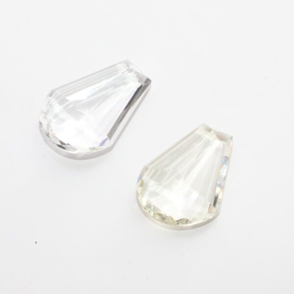 Rock Crystal  Fancy Cut Drop - Image 2