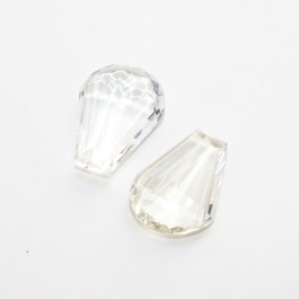 Rock Crystal  Fancy Cut Drop - Image 3