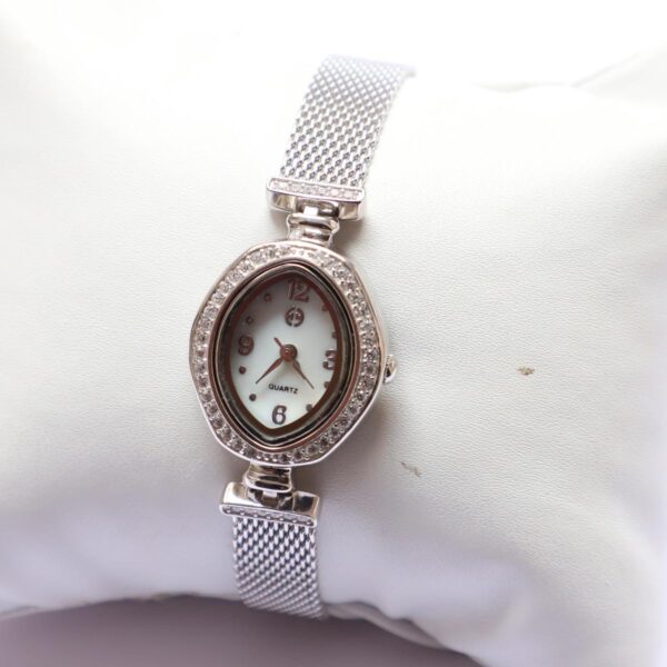 Watch  Silver, Black Ladies Watch - Image 4