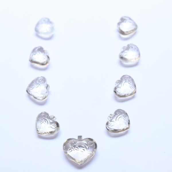 Rock Crystal Heart Shape Tabeez