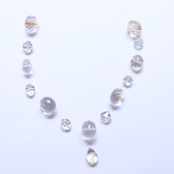 Rock Crystal  Fancey Beads - Image 2