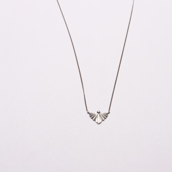 Lariat Chain Silver Bat