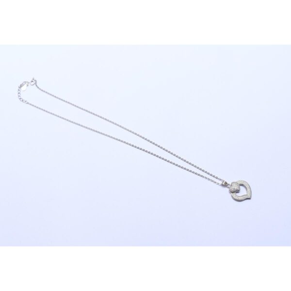 Lariat Chain Silver Heart - Image 2