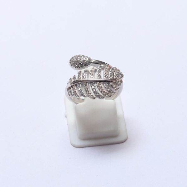 Ring Leaf Shape Silver