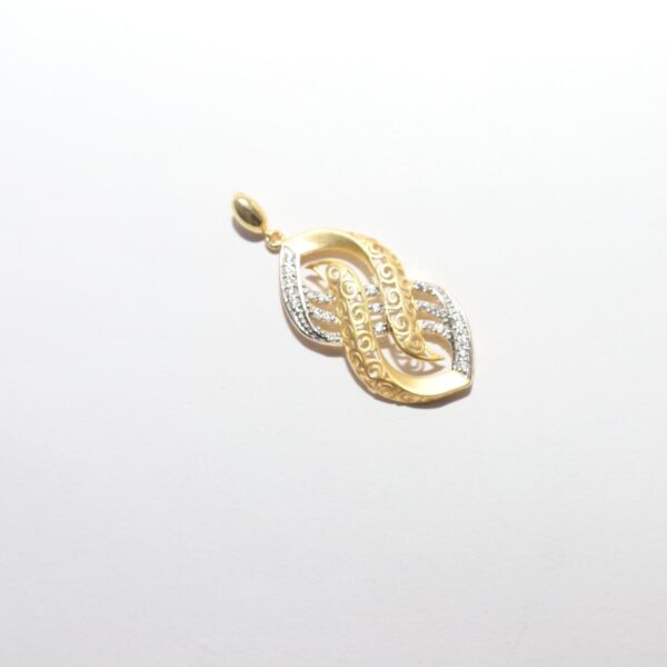 Gold Plated Classic Style Filigree Pendent Set - Image 4