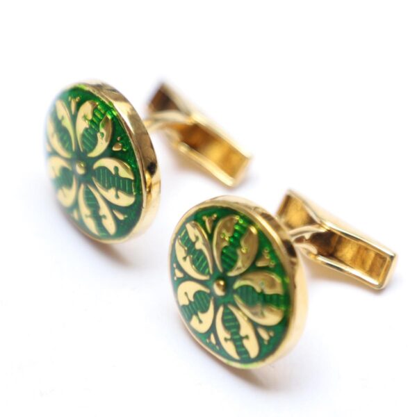 Flower Round Green Cuffling - Image 2