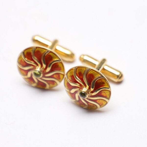 Sun Round Yellow & Orange Cuffling - Image 2