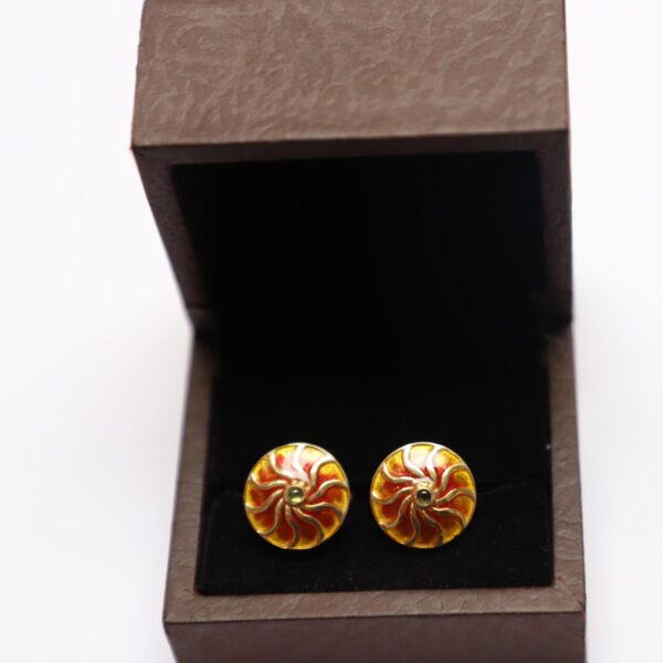 Sun Round Yellow & Orange Cuffling - Image 3