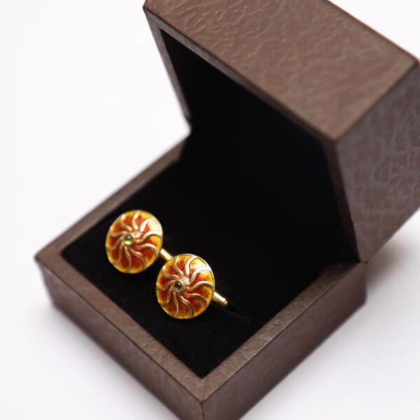 Sun Round Yellow & Orange Cuffling - Image 4