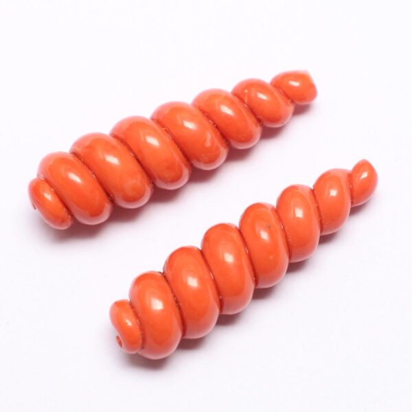 Coral 2 Pcs Spiral Drop - Image 3