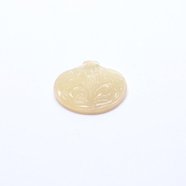 Agate Mughal Carving  Pendent - Image 3