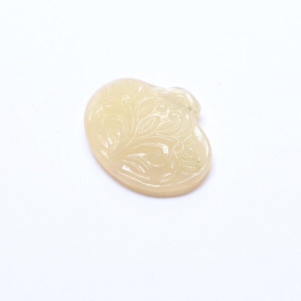 Agate Mughal Carving  Pendent - Image 4