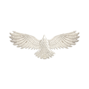 Handmade Sterling Silver Eagle Brooch - Nature Lover Gift